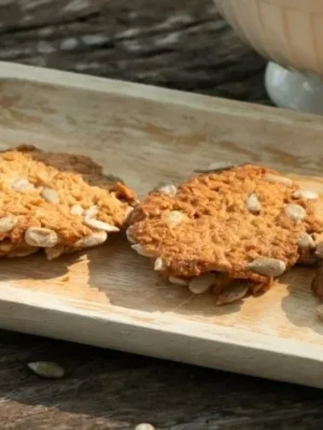 Biscoitos de Aveia Saudáveis com Chocolate e Semente de Girassol