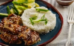 filé de frango com molho Shoyu