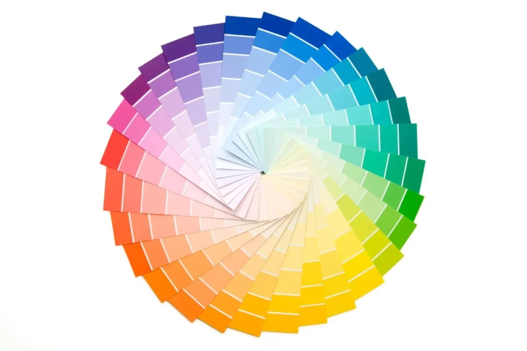 paleta de cores para ideias de cores para sala