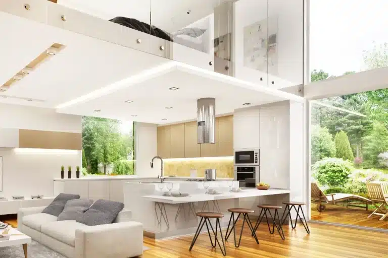 como combinar o paisagismo e a decoração de interior